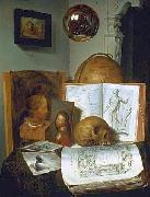simon luttichuys Vanitas oil painting